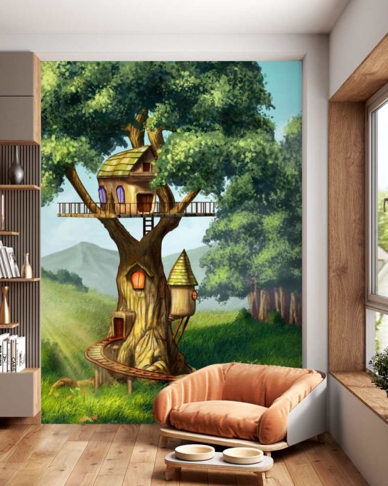 Fototapeta Domek na drzewie