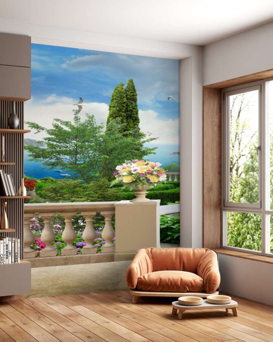Fototapeta kwiaty w doniczce