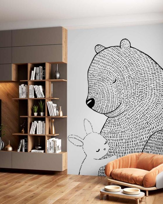 Fototapeta Niedźwiedź i króliczek