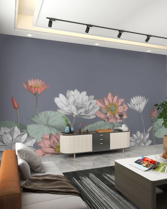 Fototapeta Lotus wieloskutfowy z wodą
