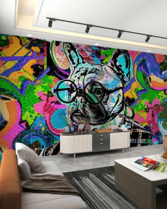Fototapeta Mopy stylowe w graffiti