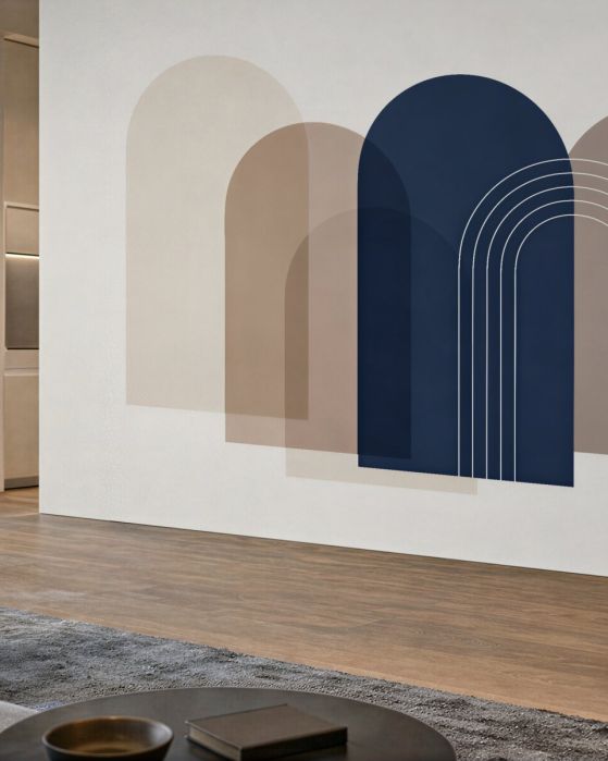 Fototapeta minimalistyczne łuki w beżach