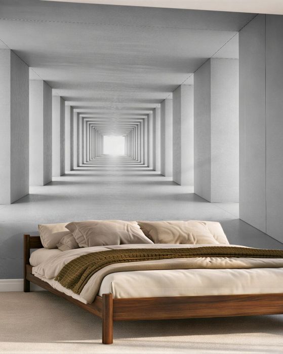 Fototapeta nowoczesny tunel Światła 3d