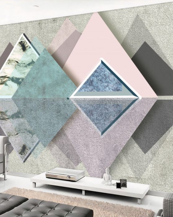 Fototapeta abstrakcyjny geometryczny las