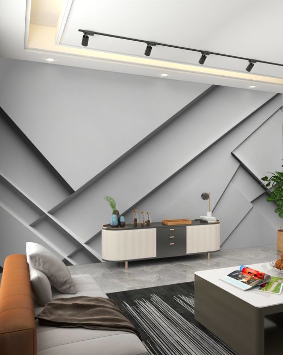 Fototapeta Fałszywe geometryczne kształty macie