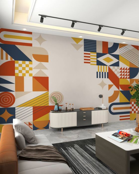Fototapeta Streszczenie postaci geometryczne