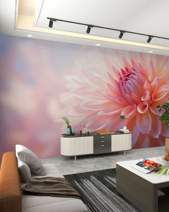 Fototapeta Soczysty różowy aster 3D