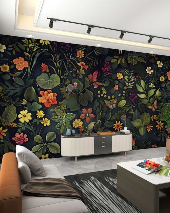Fototapeta Blooming Night Jungle
