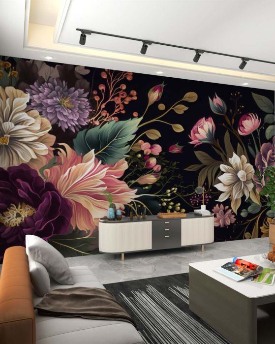 Fototapeta Summer Flowers Bush jasny