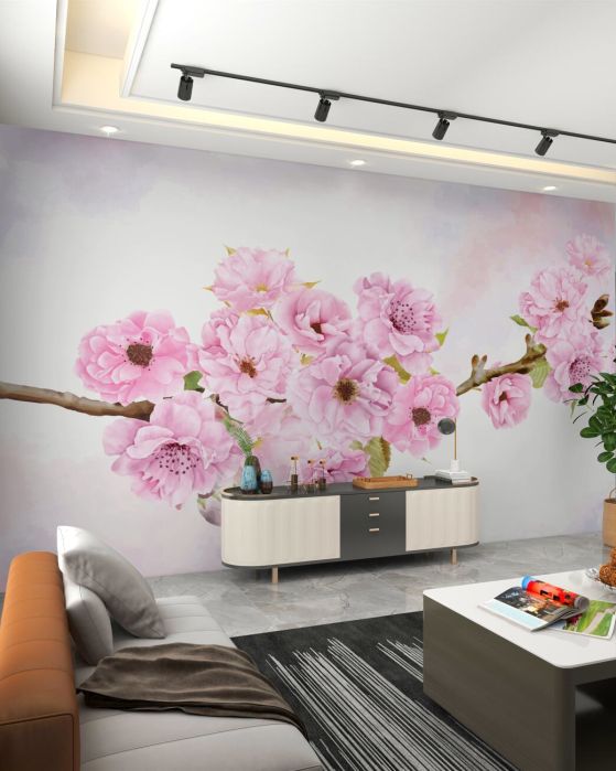 Fototapeta Sakura kwitnie na gałęzi