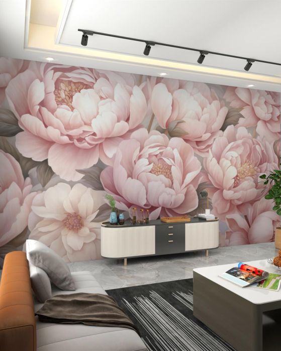 Fototapeta Różowe kwiaty w pięknych pąkach