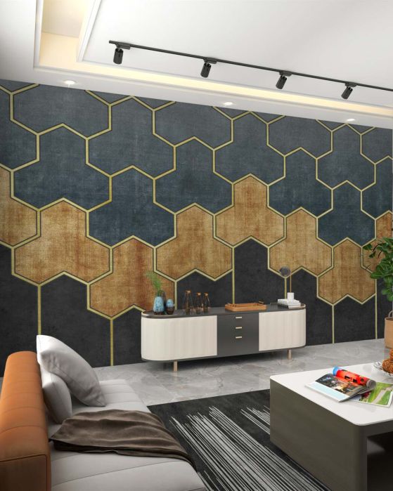Fototapeta Marmur w teksturze geometrycznych
