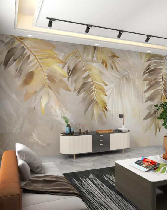 Fototapeta Liście palm wisi