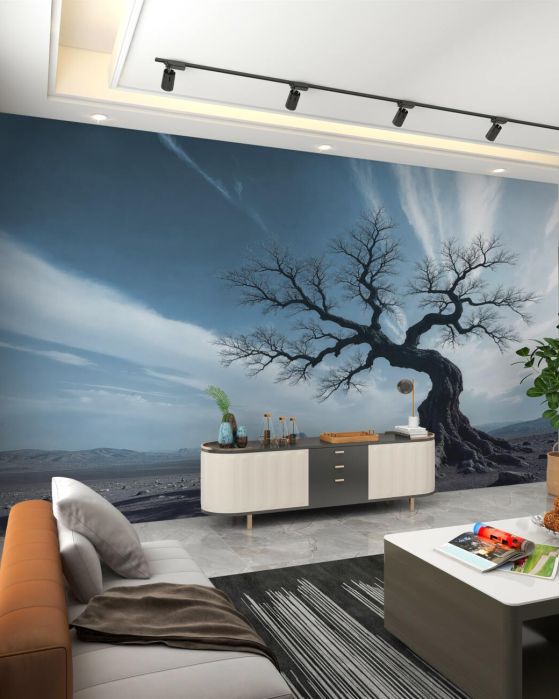 Fototapeta Suszone drzewo na pustyni