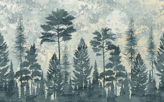 Fototapeta lasowa niebieska