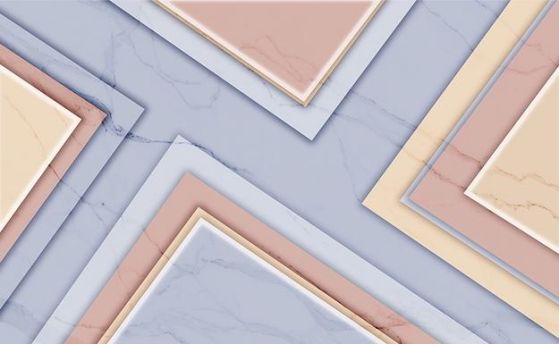 Fototapeta geometryczny błękitowy różowy
