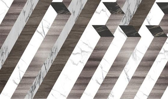 Fototapeta gerszty geometria szara biała