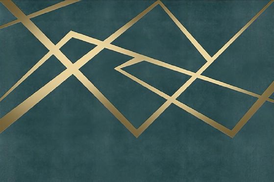 Fototapeta geometryczny ciemny pok