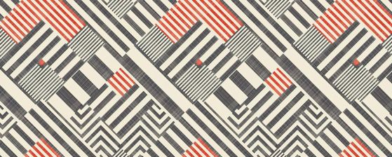 Fototapeta geometryczne czarne i czerwone