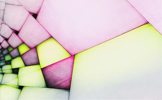 Fototapeta geometryczna kolorowa 3D