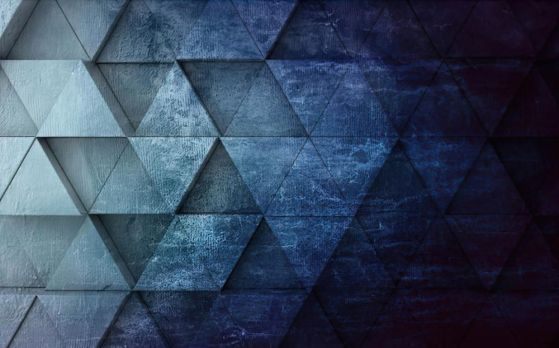 Fototapeta geometryczna niebieska