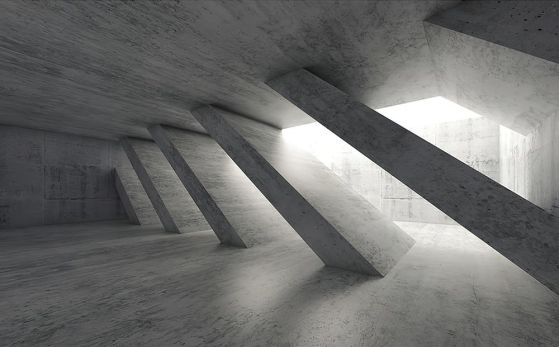 Fototapeta betonowa geometryczna