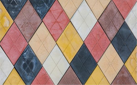 Fototapeta geometryczne kolorowe