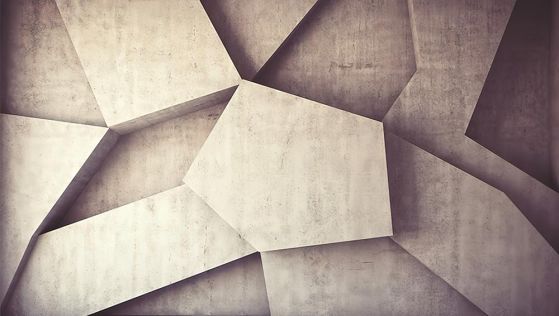 Fototapeta 3D geometryczna szara