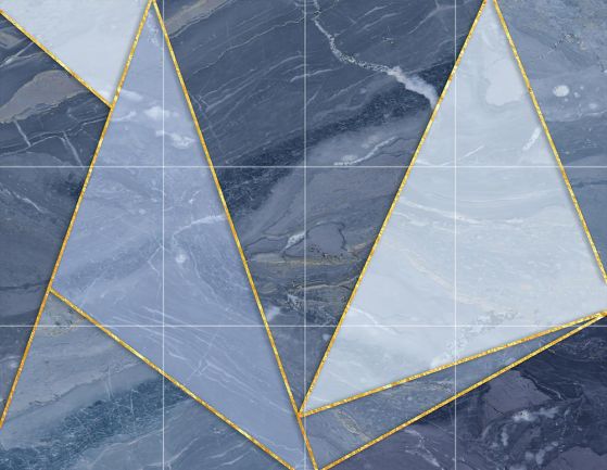 Fototapeta geometryczny szary indygo
