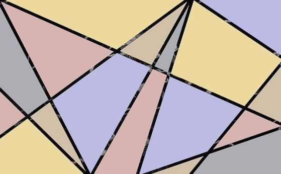 Fototapeta geometryczna kolorowa