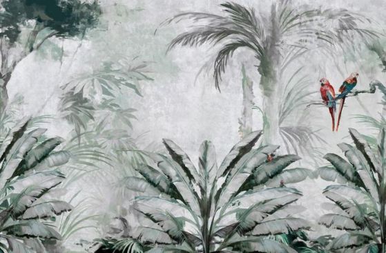 Fototapeta dżungla palmowa