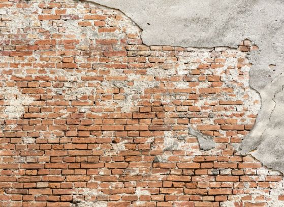 Fototapeta fragment starego ceglanego muru
