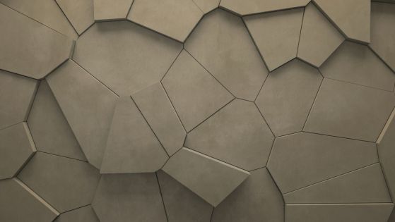 Fototapeta kamienny mur o różnych kształtach