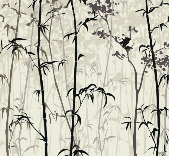 Fototapeta mała panda w krzaku