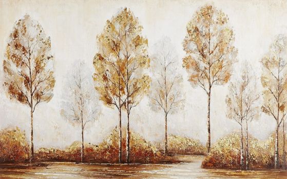 Fototapeta ilustracja jesienny las