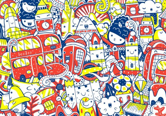 Fototapeta graffiti na kolorowej ścianie