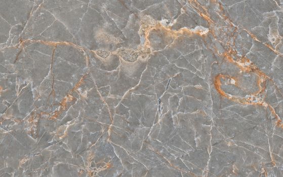 Fototapeta szare płytki porcelanowe ze złotymi gałęziami