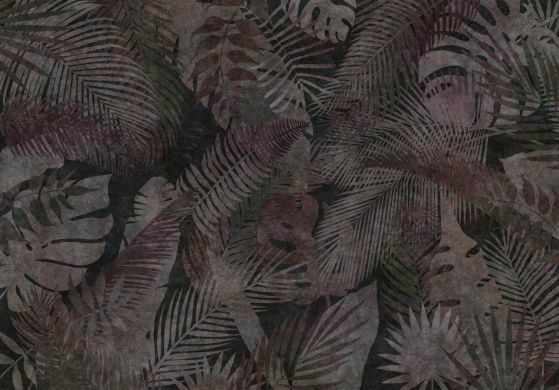 Fototapeta Noc w tropikalnych palmach