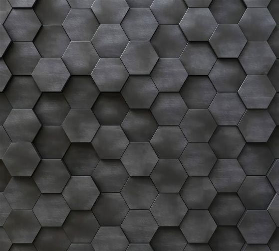 Fototapeta Geometryczne kształty czarne -białe
