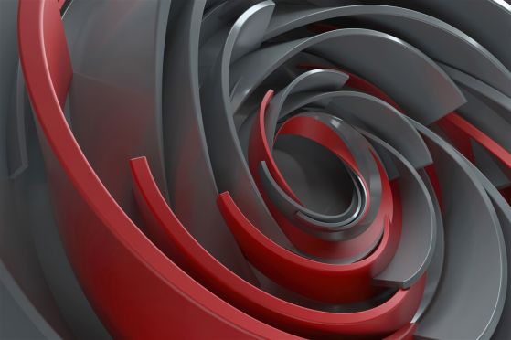 Fototapeta Gładkie wiry geometryczne