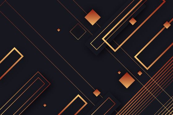Fototapeta Ciemne tło z jasnymi geometrycznymi kształtami