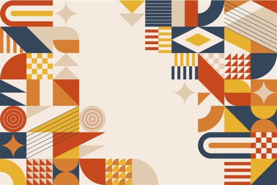 Fototapeta Streszczenie postaci geometryczne