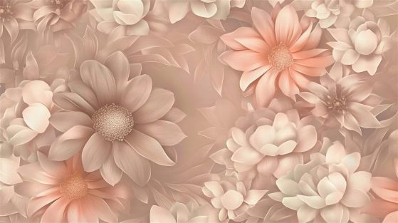 Fototapeta Delikatna abstrakcja kwiatów światła -Pink
