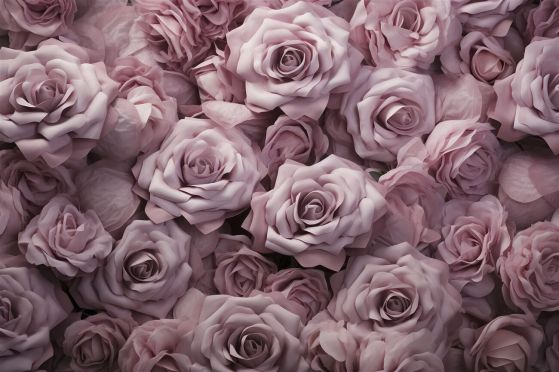 Fototapeta Lilac Roses w kompozycji