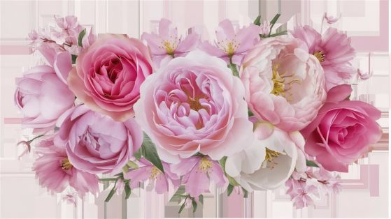 Fototapeta Kompozycja Astra i Rose