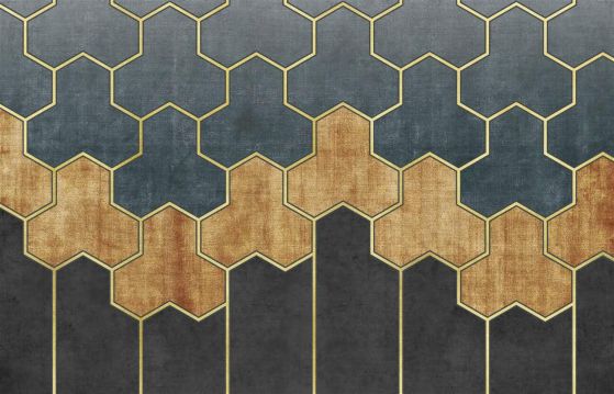 Fototapeta Marmur w teksturze geometrycznych