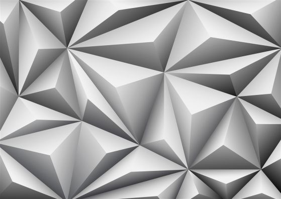 Fototapeta Biała ściana geometryczna