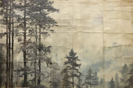 Fototapeta Marzyłem o rysowaniu drzewami