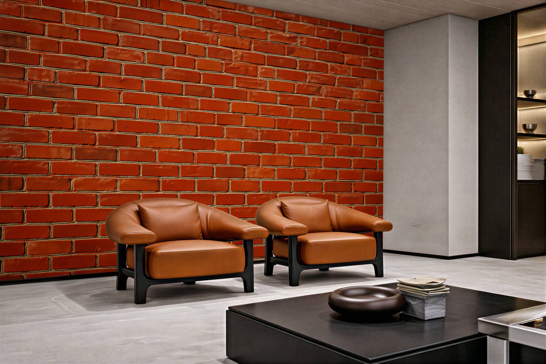 Fototapeta ciemnoczerwony mur z cegły?v2345