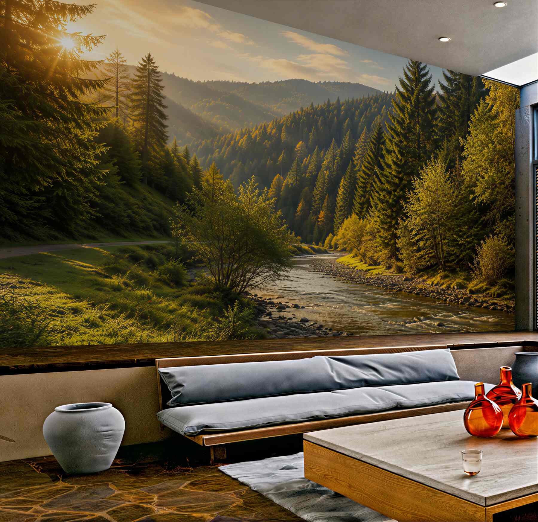 Fototapeta malownicza górska droga o świcie?v2345